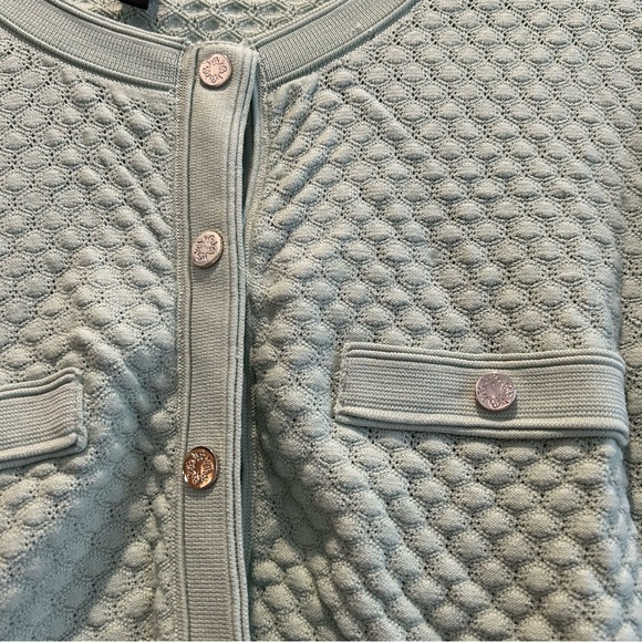 Mint green snap closure cardigan - Picture 3 of 3